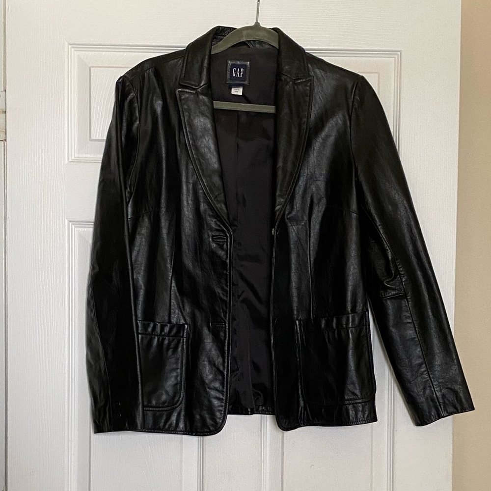 Gap Leather Jacket - image 1